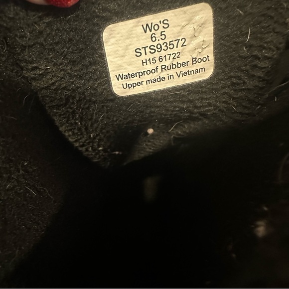 Sperry Women’s 6.5 Top-Sider Black Gosling Waterproof Quilted Duck Boots - Picture 3 of 10